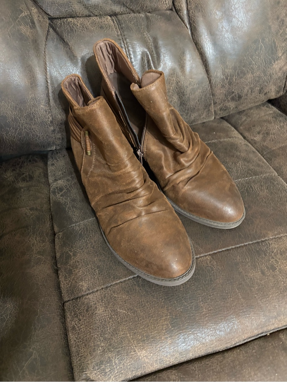 Women’s Brown Ankle Boots - Classic Casual Style